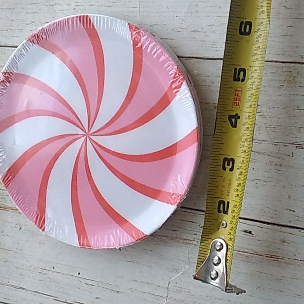 Pink candy dessert plate set - Picture 4 of 4